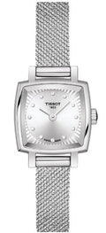  Shop Authentic Tissot Lovely Square Silver Dial Silver Mesh Bracelet Watch For Women - T058.109.11.036.00 - Luxxuri