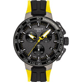  Shop Authentic Tissot T Bike Cycling Tour de France Black Dial Two Tone Rubber Strap Watch For Men - T111.417.37.441.00 - Luxxuri