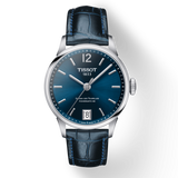  Shop Authentic Tissot Chemin Des Tourelles Powermatic 80 Lady Blue Dial Blue Leather Strap Watch For Women - T099.207.16.047.00 - Luxxuri