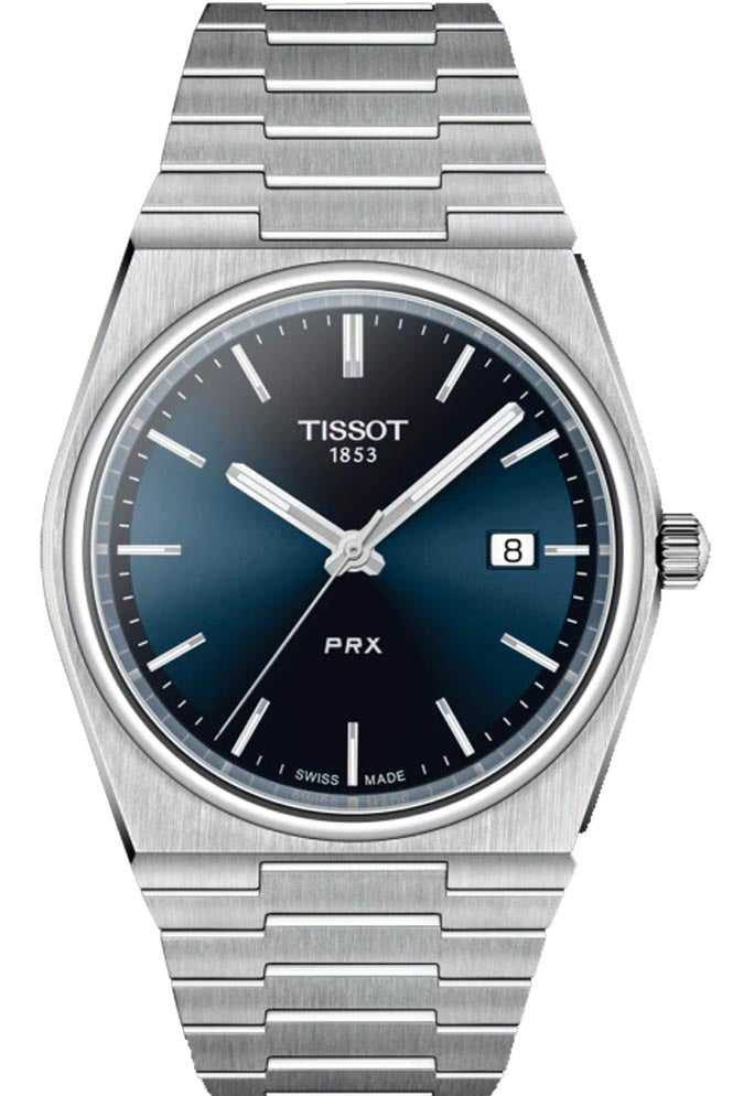  Shop Authentic Tissot T Classic PRX Blue Dial Silver Steel Strap Watch For Men - T137.410.11.041.00 - Luxxuri