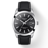  Shop Authentic Tissot Gentleman Powermatic 80 Silicium Black Dial Black Leather Strap Watch For Men - T127.407.16.051.00 - Luxxuri