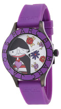  Shop Authentic Marc Jacobs Marc White Dial Purple Silicone Strap Watch for Women - MBM5514 - Luxxuri