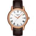  Shop Authentic Tissot T Classic Carson White Dial Brown Leather Strap Watch For Men - T085.410.36.013.00 - Luxxuri