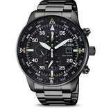  Shop Authentic Citizen Sports Eco Drive Black Dial Black Steel Strap Watch For Men - CA0695-84E - Luxxuri