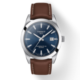  Shop Authentic Tissot Gentlemen Powermatic 80 Silicium Blue Dial Brown Leather Strap Watch For Men - T127.407.16.041.00 - Luxxuri