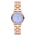  Shop Authentic Marc Jacobs Mini Baker Blue Dial Rose Gold Steel Strap Watch for Women - MBM3285 - Luxxuri