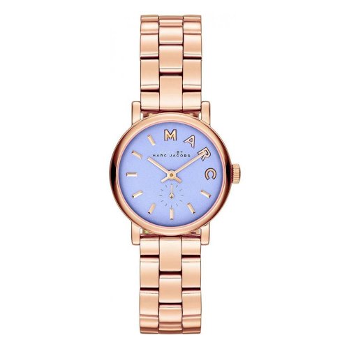  Shop Authentic Marc Jacobs Mini Baker Blue Dial Rose Gold Steel Strap Watch for Women - MBM3285 - Luxxuri