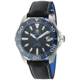  Shop Authentic Tag Heuer Aquaracer Calibre 5 Automatic Black Dial Black Nylon Strap Watch for Men - WAY211B.FC6363 - Luxxuri