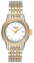  Shop Authentic Tissot Carson Steel Lady White Dial Quartz Watch For Women - T085.210.22.011.00 - Luxxuri