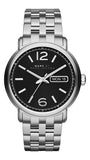  Shop Authentic Marc Jacobs Fergus Black Dial Silver Steel Strap Watch for Men - MBM5075 - Luxxuri