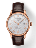  Shop Authentic Tissot Le Locle Powermatic 80 Silver Dial Brown Leather Strap Watch For Men - T006.407.36.033.00 - Luxxuri