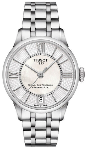  Shop Authentic Tissot Chemin Des Tourelles Powermatic 80 Lady Silver Dial Silver Steel Strap Watch For Women - T099.207.11.118.00 - Luxxuri