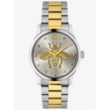  Shop Authentic Gucci G Timeless Silver Dial Two Tone Steel Strap Watch For Women - YA126599 - Luxxuri