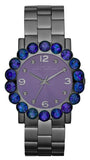 Shop Authentic Marc Jacobs Amy Purple Dial Black Steel Strap Watch for Women - MBM3224 - Luxxuri