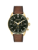  Shop Authentic Movado Heritage Chronograph Green Dial Brown Leather Strap Watch For Men - 3650062 - Luxxuri