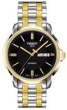  Shop Authentic Tissot Automatics III Day Date Black Dial Two Tone Steel Strap Watch For Men - T065.430.22.051.00 - Luxxuri