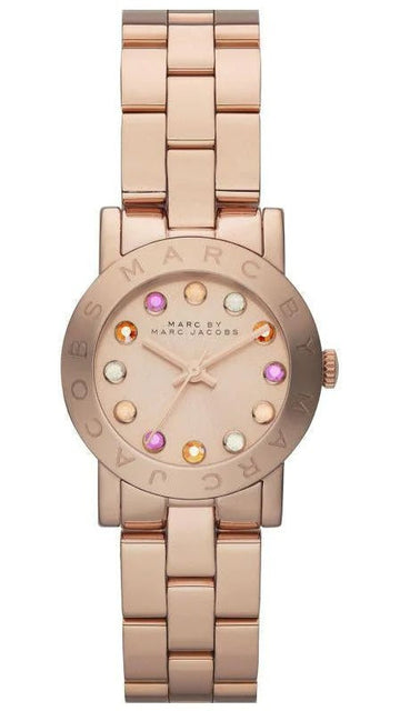  Shop Authentic Marc Jacobs Amy Rose Gold Dial Rose Gold Steel Strap Watch for Women - MBM3219 - Luxxuri