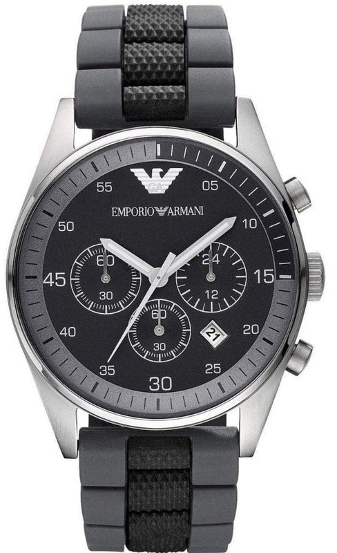  Shop Authentic Emporio Armani Sportivo Black Dial Two Tone Ceramic Bracelet Watch For Men - AR5866 - Luxxuri