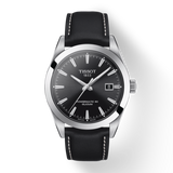  Shop Authentic Tissot Gentleman Powermatic 80 Silicium Black Dial Black Leather Strap Watch For Men - T127.407.16.051.00 - Luxxuri