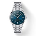 Tissot Chemin Des Tourelles Powermatic 80 Lady Blue Dial Silver Steel Strap Watch For Women - T099.207.11.048.00