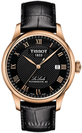  Shop Authentic Tissot Le Locle Powermatic 80 Black Dial Black Leather Strap Watch For Men - T006.407.36.053.00 - Luxxuri