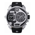  Shop Authentic Diesel Mr Daddy Chronograph White Dial Black Leather Strap Watch For Men - DZ7125 - Luxxuri