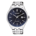 Citizen Eco Drive Blue Dial Silver Steel Strap Watch For Men - BM7250-56L