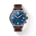  Shop Authentic Tissot Chrono XL Blue Dial Brown Leather Strap Watch For Men - T116.617.36.047.00 - Luxxuri