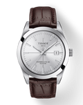  Shop Authentic Tissot Gentleman Powermatic 80 Silicium Silver Dial Brown Leather Strap Watch For Men - T127.407.16.031.01 - Luxxuri