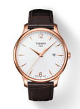  Shop Authentic Tissot T Classic Tradition White Dial Brown Leather Strap Watch For Men - T063.610.36.037.00 - Luxxuri