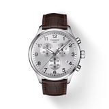  Shop Authentic Tissot T Sport Chrono XL Classic Silver Dial Brown Leather Strap Watch For Men - T116.617.16.037.00 - Luxxuri