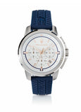  Shop Authentic Maserati Successo Chronograph White Dial Blue Rubber Strap Watch For Men - R8871621013 - Luxxuri