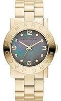  Shop Authentic Marc Jacobs Amy Black Dial Gold Steel Strap Watch for Women - MBM3273 - Luxxuri
