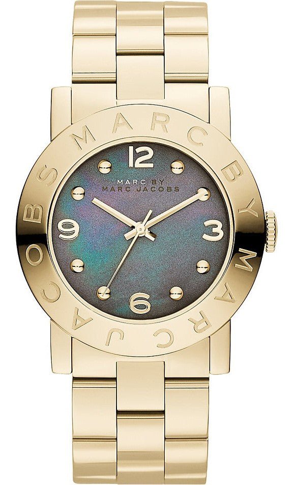  Shop Authentic Marc Jacobs Amy Black Dial Gold Steel Strap Watch for Women - MBM3273 - Luxxuri
