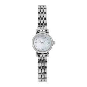  Shop Authentic Emporio Armani Gianni White Dial Silver Steel Strap Watch For Women - AR1763 - Luxxuri