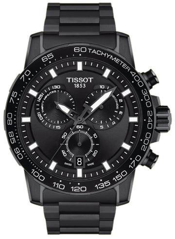  Shop Authentic Tissot Supersport Chrono Black Dial Black Steel Strap Watch For Men - T125.617.33.051.00 - Luxxuri