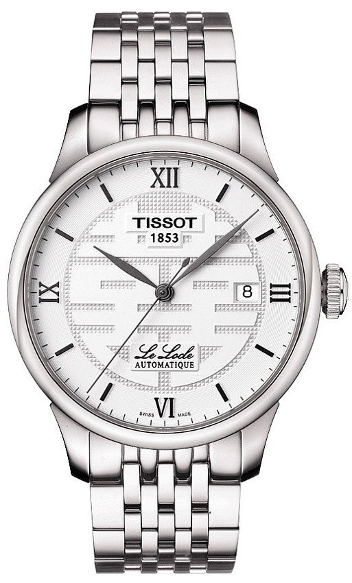  Shop Authentic Tissot Le Locle Double Happiness Automatic Silver Dial Silver Steel Strap Watch For Men - T41.1.833.50 - Luxxuri