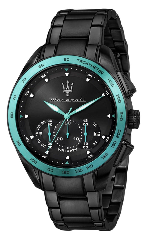  Shop Authentic Maserati Traguardo Aqua Edition Black Dial Black Steel Strap Watch For Men - R8873644002 - Luxxuri