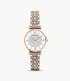  Shop Authentic Emporio Armani Gianni T Bar White Dial Two Tone Steel Strap Watch For Women - AR1926 - Luxxuri