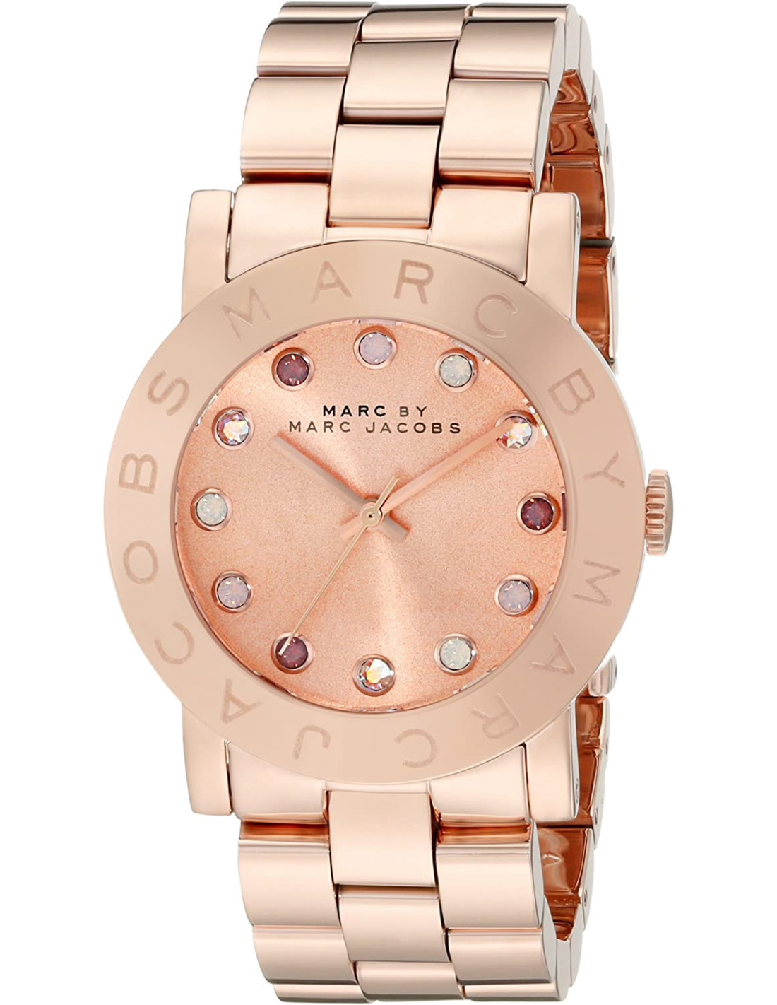  Shop Authentic Marc Jacobs Amy Dexter Rose Gold Dial Rose Gold Steel Strap Watch for Women - MBM3216 - Luxxuri