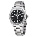  Shop Authentic Tag Heuer Aquaracer Automatic Black Dial Silver Steel Strap Watch for Men - WAY2110.BA0928 - Luxxuri