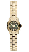  Shop Authentic Marc Jacobs Amy Mother of Pearl Black Dial Gold Steel Strap Watch for Women - MBM3275 - Luxxuri