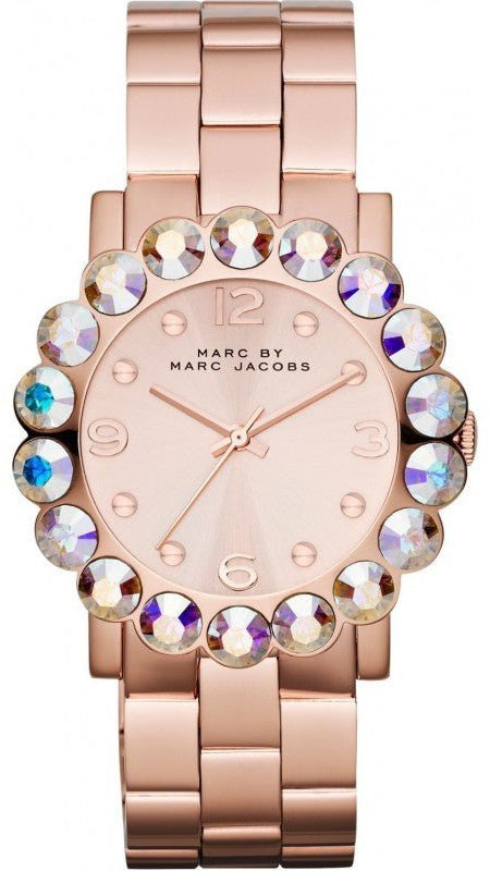  Shop Authentic Marc Jacobs Amy Rose Gold Dial Rose Gold Steel Strap Watch for Women - MBM3223 - Luxxuri