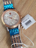  Shop Authentic Versace Sport Tech Chronograph While Dial Two Tone Steel Strap Watch for Men - VELT00319 - Luxxuri