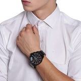  Shop Authentic Diesel Mega Chief Black Dial Black Steel Strap Watch For Men - DZ4318 - Luxxuri