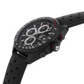  Shop Authentic Tag Heuer Formula 1 Automatic Chronograph Black Dial Black Leather Strap Watch for Men - CAZ2011.FT8024 - Luxxuri