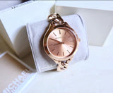  Shop Authentic Michael Kors Slim Runway Rose Gold Dial Rose Gold Steel Strap Watch for Women - MK3223 - Luxxuri