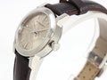  Shop Authentic Burberry The City Beige Dial Brown Leather Strap Watch for Women - BU9208 - Luxxuri