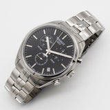  Shop Authentic Tissot T Classic PR 100 Chronograph Black Dial Silver Steel Strap Watch for Men - T101.417.11.051.00 - Luxxuri