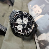  Shop Authentic Guess Odyssey Quartz Black Dial Black Silicone Strap Watch For Men - W1108G3 - Luxxuri